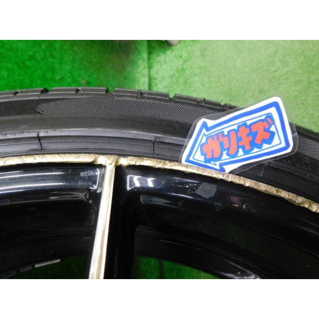 中古 ホイールタイヤ 4本 245/35R20 2020年製 8分山 インディ 