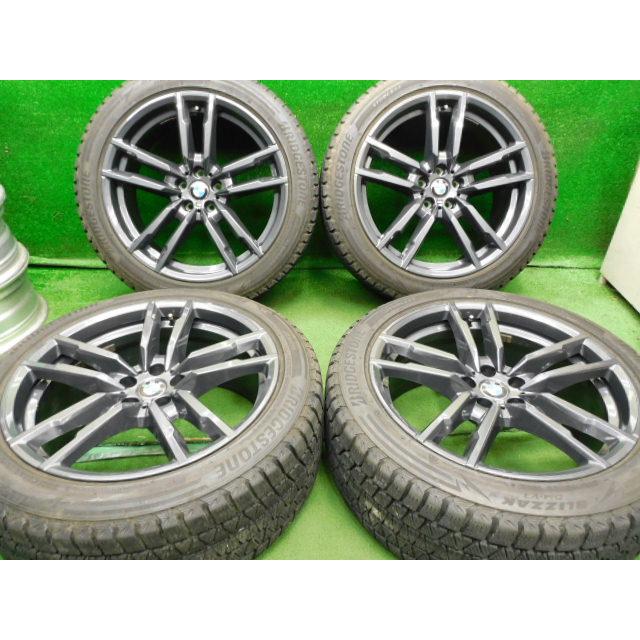 ブリザック 中古 ホイールタイヤ 4本 255/45R20 2019年製 8分山 BMW X3 