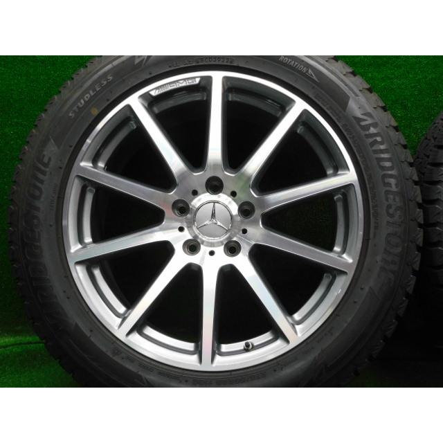 中古 ホイールタイヤ 4本 275/50R20 2022年製 7分山 空気圧センサー付き ベンツ G63 W463 AMG 純正 スタッドレス タイヤ ブリヂストン ブリザック DM-V3の画像