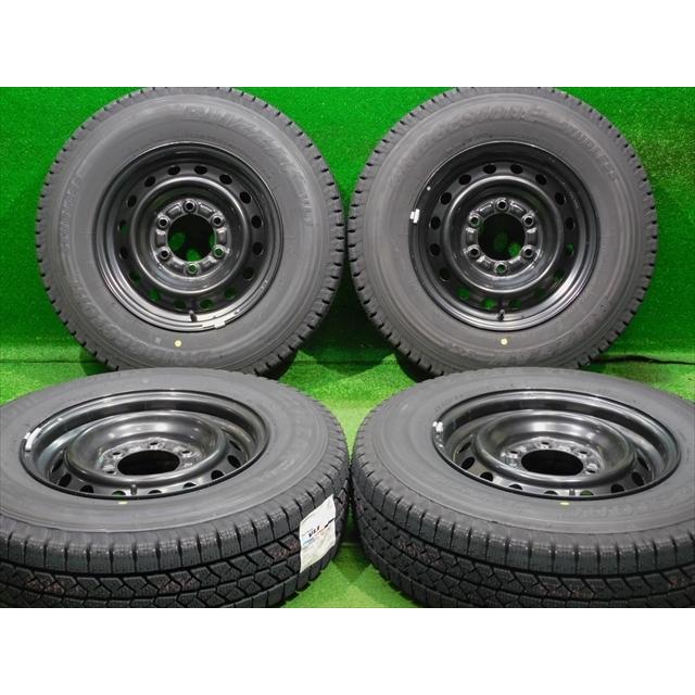 中古 ホイールタイヤ 4本 195/80R15 2021年製 ハイエース 純正