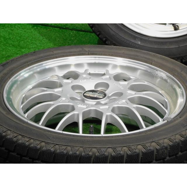 BBS 中古 ホイールタイヤ 4本セット 205/50R16 03年製 6分山 