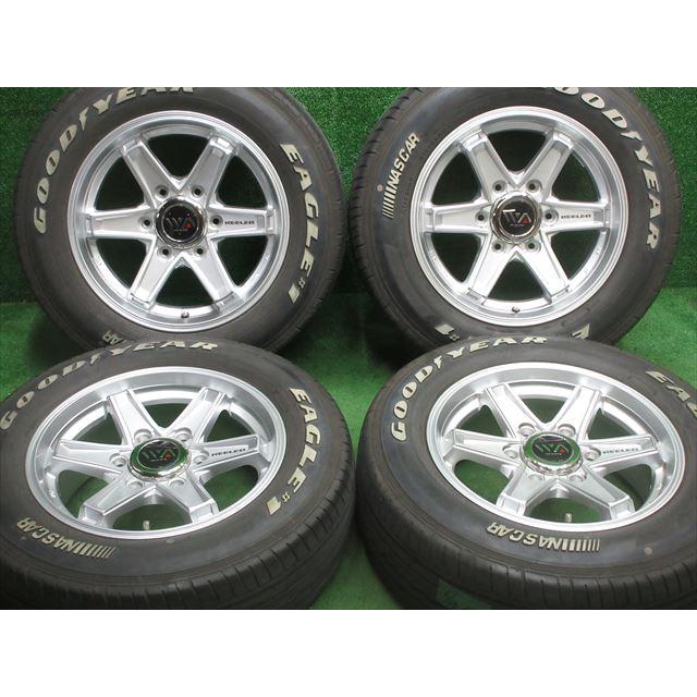 中古 ホイールタイヤ 4本 215/65R16 2018年製 3分山 【美品】キーラー  