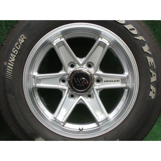 中古 ホイールタイヤ 4本 215/65R16 2018年製 3分山 【美品】キーラー  