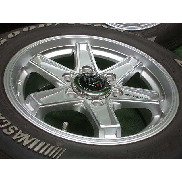 中古 ホイールタイヤ 4本 215/65R16 2018年製 3分山 【美品】キーラー  