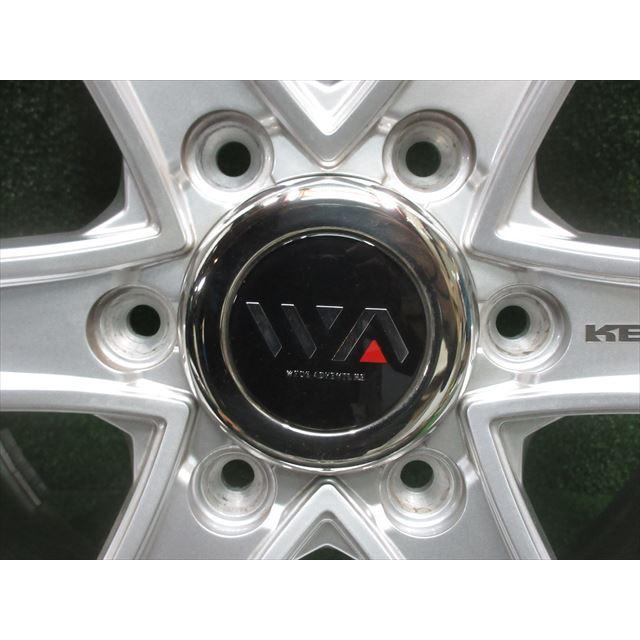 中古 ホイールタイヤ 4本 215/65R16 2018年製 3分山 【美品】キーラー 