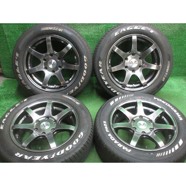 中古 ホイールタイヤ 4本 215/60R17 2020年製 3分山 ギブソン カミュラ 
