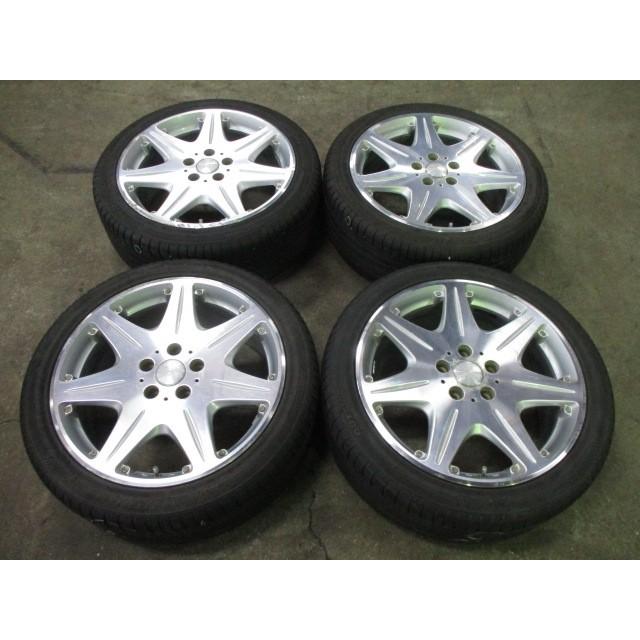 12時まで即納 【中古】 ホイールタイヤ 4本225/45R18 2018年製 7分山  