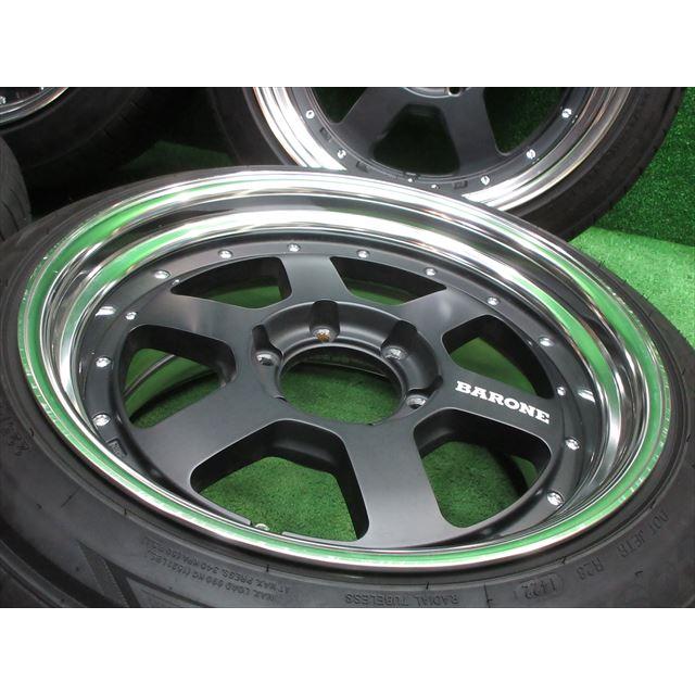中古 ホイールタイヤ 4本 225/45R18 2022年製 5分山 ファブレス 