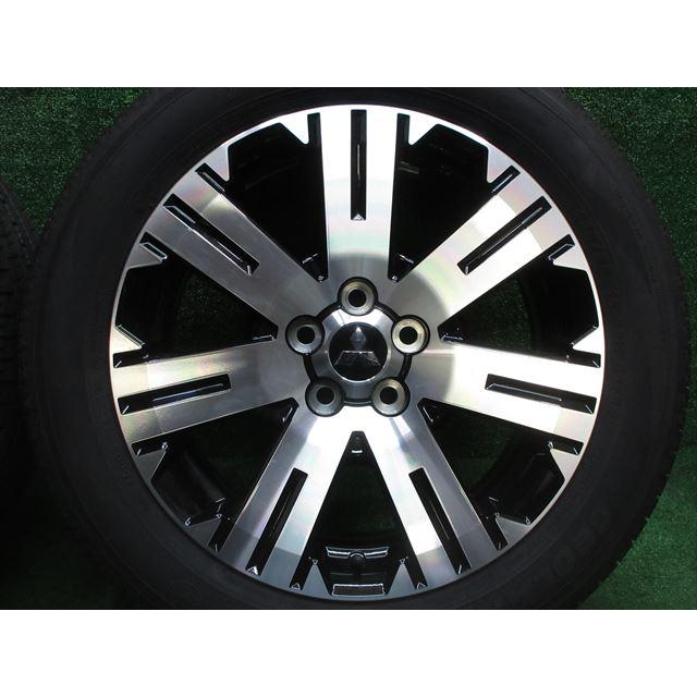 中古 ホイールタイヤ 4本 225/55R18 2019年製 9分山 三菱純正 デリカD5 