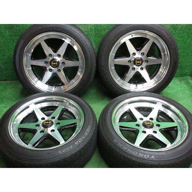 ホイールのみ可】ファブレス ヴァローネ XR-6 中古 ホイールタイヤ 4本