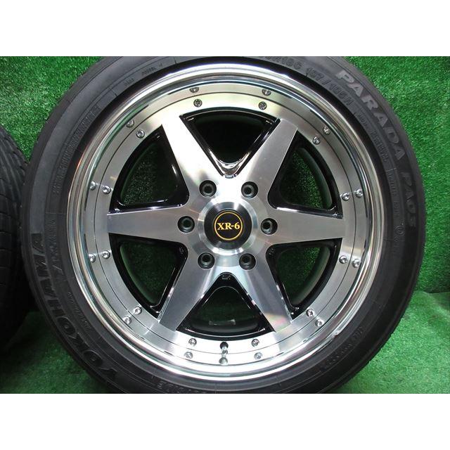 ホイールのみ可】ファブレス ヴァローネ XR-6 中古 ホイールタイヤ 4本