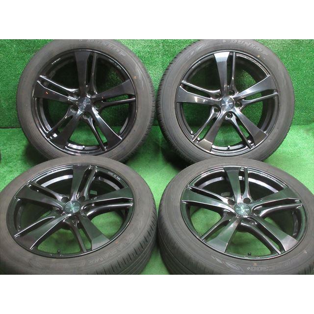 中古 ホイールタイヤ 4本 215/50R18 2022年製 8分山 【美品】SUVENCER 
