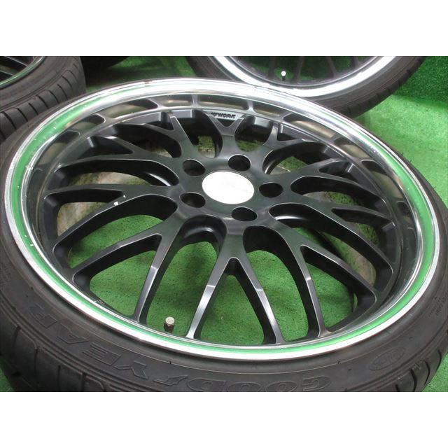 中古 ホイールタイヤ 4本 215/35R19 2021年製 6分山 グノーシス GH2 ラジアル タイヤ GOODYEAR　イーグル LSEXE｜oldgear2｜03