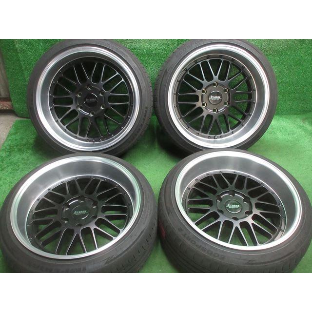 ホイールのみ可】levanna V10LTH 中古 ホイールタイヤ 4本 225/40R19 