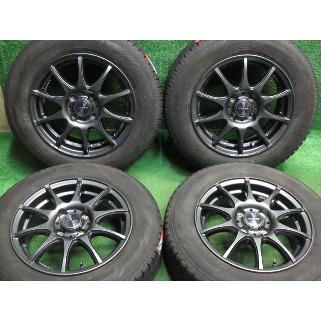 iceGUARD 中古 ホイールタイヤ 4本 165/70R14 2022年製 7分山 ウェッズ 