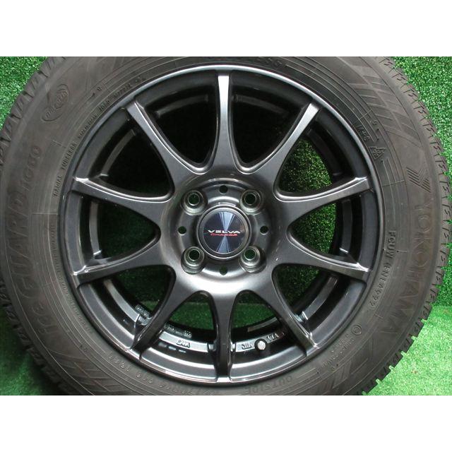 iceGUARD 中古 ホイールタイヤ 4本 165/70R14 2022年製 7分山 ウェッズ 