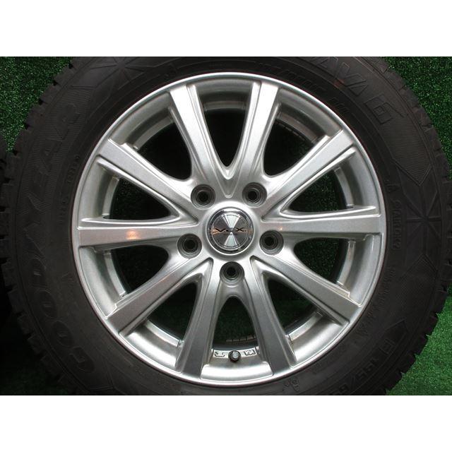 スタッドレス ヴォクシー・ノア ZWR80G ハイブリッド純正+ブリヂストンブリザックVRX2 195/65R15 8.5分山★stwt15