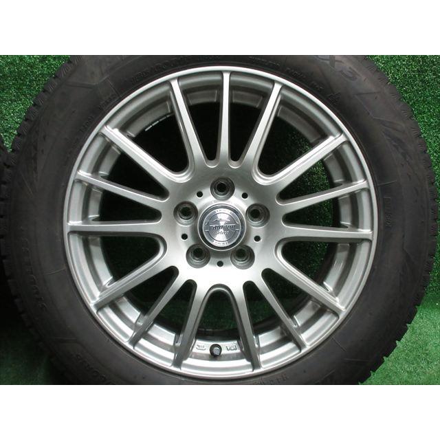 ブリザック 中古 ホイールタイヤ 4本 185/60R15 2022年製 7分山 