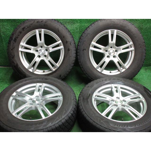 ブリザック 中古 ホイールタイヤ 4本 235/65R17 2014年製 5分山 ユーロ 