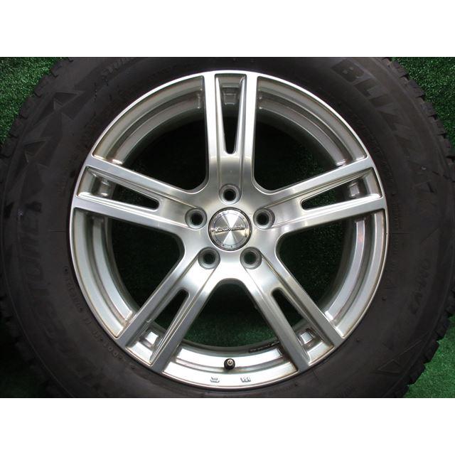 ブリザック 中古 ホイールタイヤ 4本 235/65R17 2014年製 5分山 ユーロ 