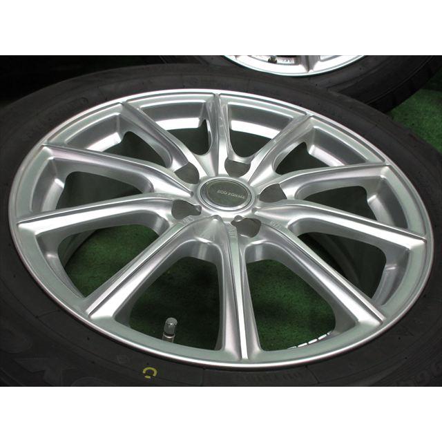 中古 ホイールタイヤ 4本 215/60R17 2024年製 9分山 エコフォルム 
