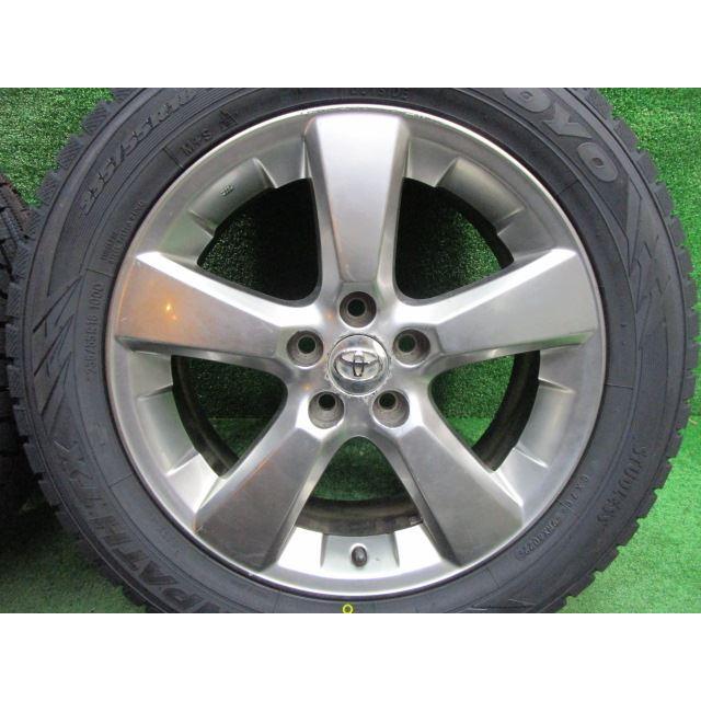 中古 ホイールタイヤ 4本 235/55R18 2022年製 トヨタ ハリアー 純正