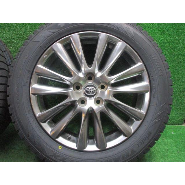 中古 ホイールタイヤ 4本 235/55R18 2022年製 トヨタ ハリアー 純正
