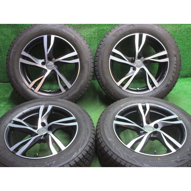 中古 ホイールタイヤ 4本 235/60R18 2018年製 8分山 MAK 