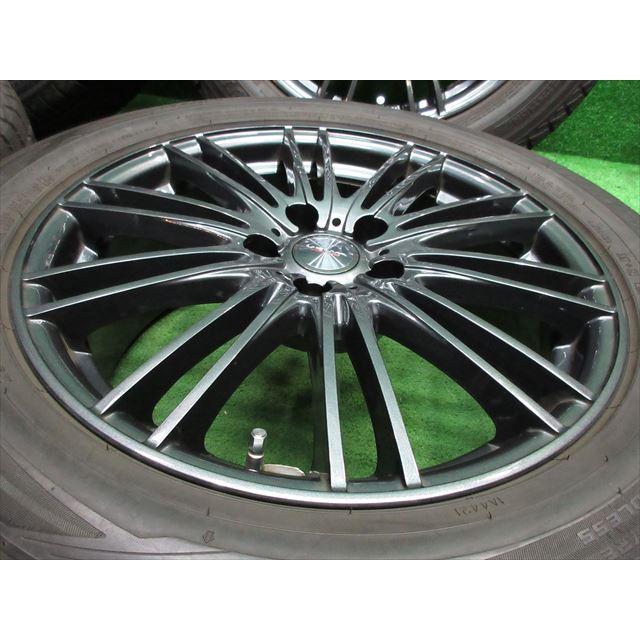 中古 ホイールタイヤ 4本 235/55R18 2016年製 8分山 VELVA AGUDO スタッドレス タイヤ ダンロップ ウィンターマックス SJ8｜oldgear2｜03