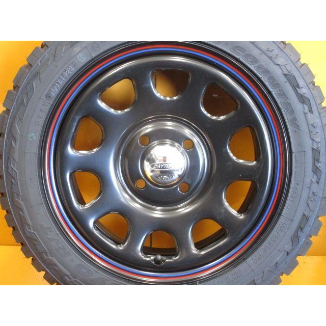 新品 ホイールタイヤ 4本 155/65R14 2022年製 デイトナ SS ラジアル タイヤ トーヨー オープンカントリー R/T|oldgear2|02