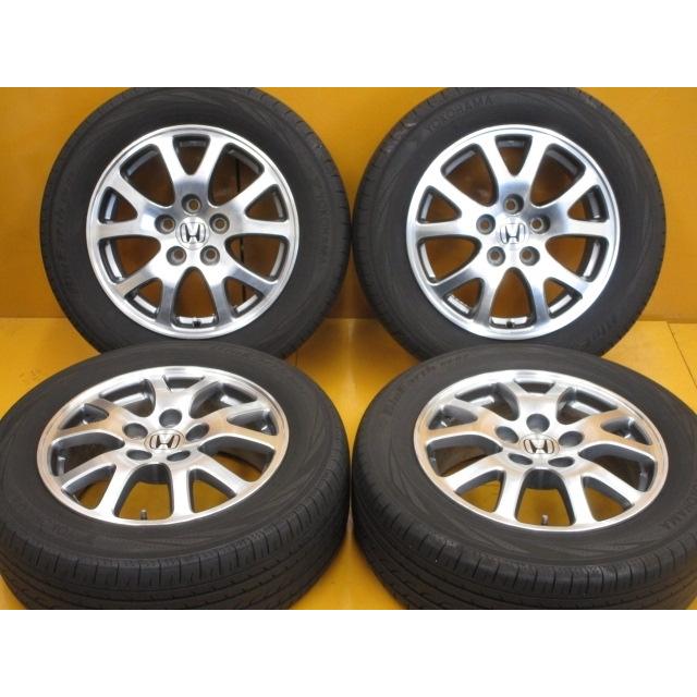 中古ホイールタイヤ 4本 215/60R16 ホンダ オデッセイ 純正