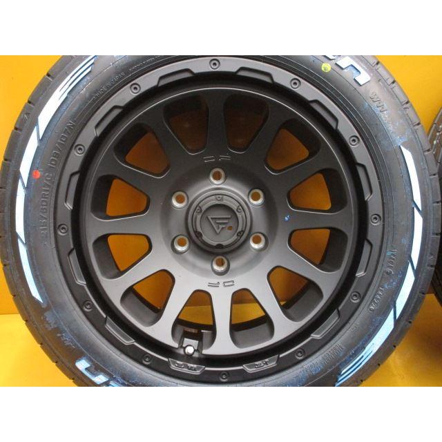 【在庫特価品】デルタフォース オーバル 17インチ 8J+20 6H139 215/60R17 ホワイトレター ハイエース カスタム｜oldgear2｜02