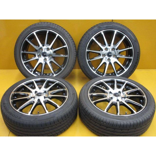 中古 ホイールタイヤ 4本 215/45R17 2021年製 9分山 リテラシー  
