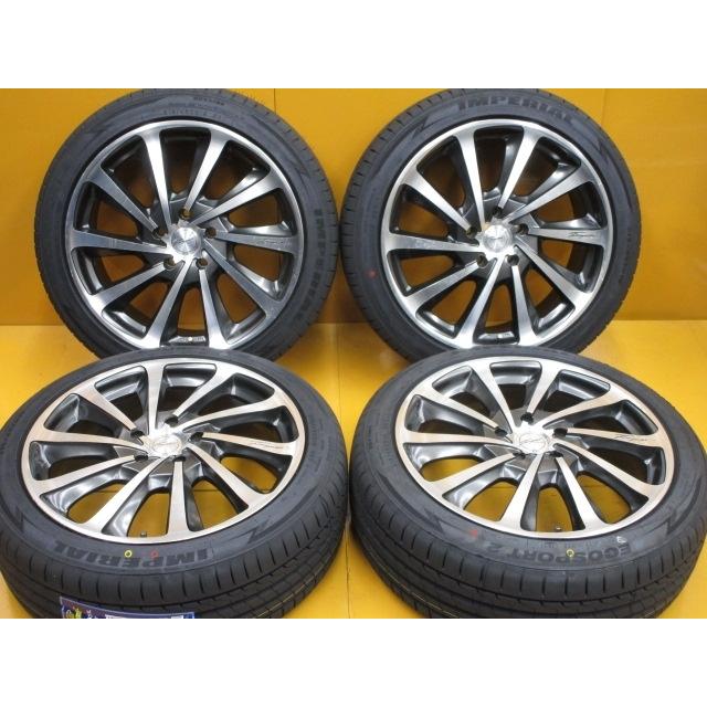 中古 ホイールタイヤ 4本 215/45R18 2021年製 ロクサーニ テンペスト