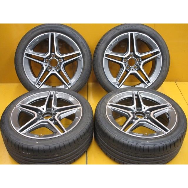 中古ホイールタイヤ 4本 225/45R18 メルセデス ベンツ Cクラス W205