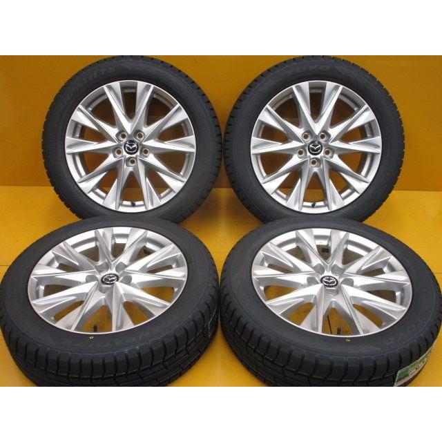 中古 ホイールタイヤ 4本 225/55R19 2022年製 マツダ CX-8 純正