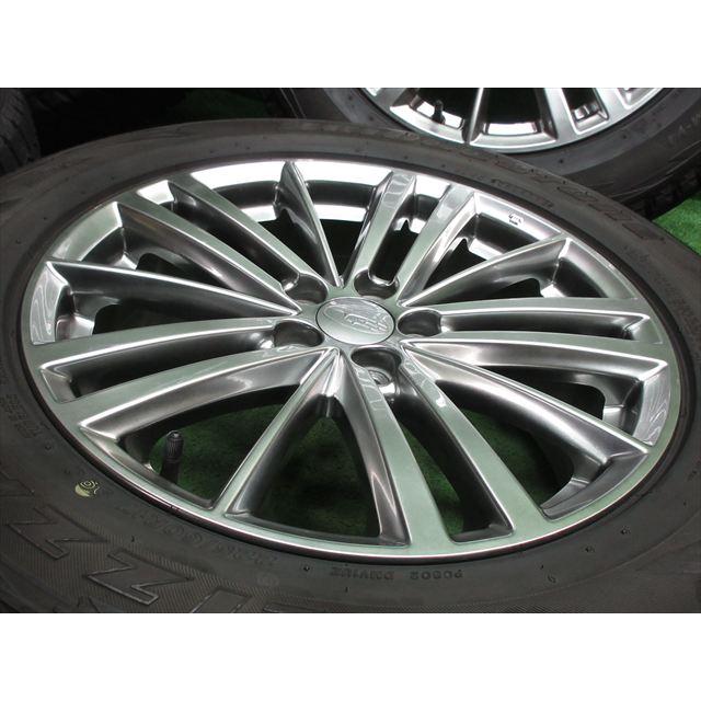 ブリザック 中古 ホイールタイヤ 4本 225/60R17 2013年製 8分山 スバル 