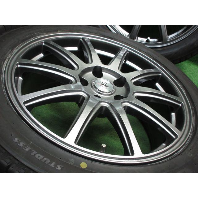 中古225/50R18 VRX3 ４本 ブリザック 中古 ホイールタイヤ 4本 225/50R18 2024年製 9分山