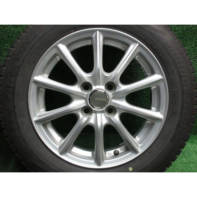 ブリザック 中古 ホイールタイヤ 4本 175/65R15 2020年製 7分山 エコ 