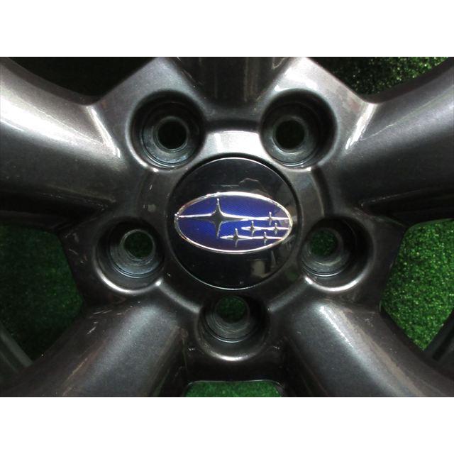 ブリザック 中古 ホイールタイヤ 4本 225/60R17 2019年製 6分山 スバル