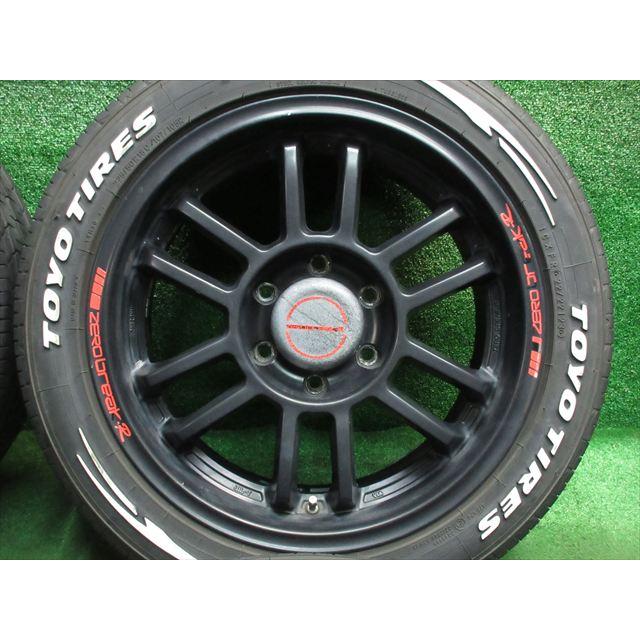 中古 ホイールタイヤ 4本 225/50R18 2023年製 8分山 アクト ゼロ 