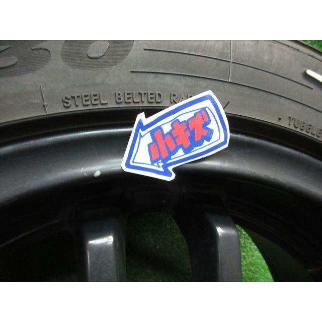 中古 ホイールタイヤ 4本 225/50R18 2023年製 8分山 アクト ゼロ 