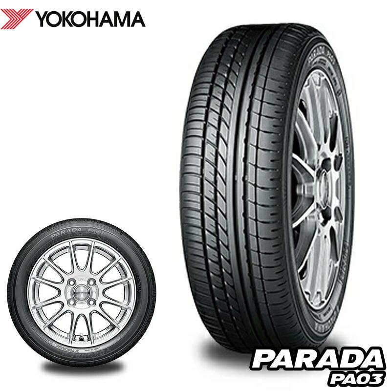 PARADA PA03 送料無料 4本セット 165/55R14C 95/93N ヨコハマ パラダ