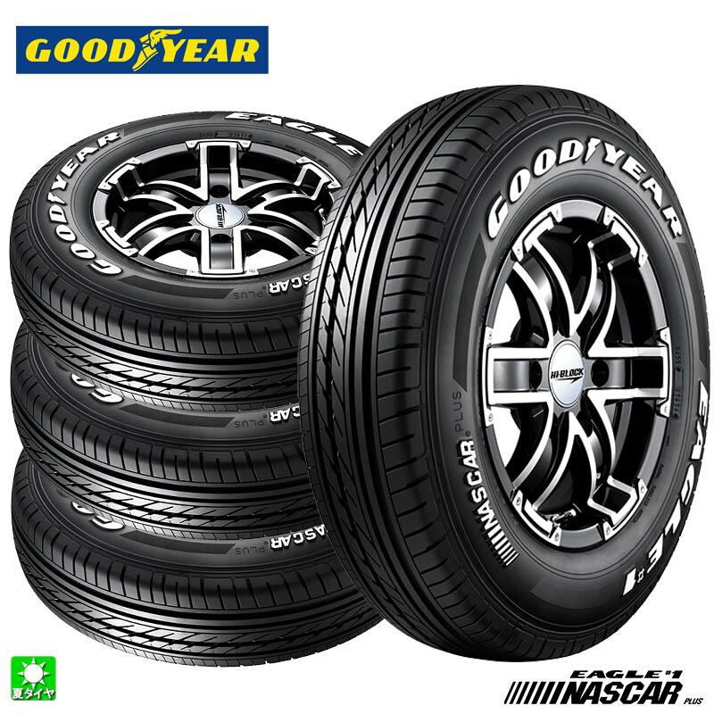 NASCAR 215/65R16 ホワイトレター4本セット グッドイヤー（GOODYEAR） 送料無料 4本セット 215/65R16C 109/107R