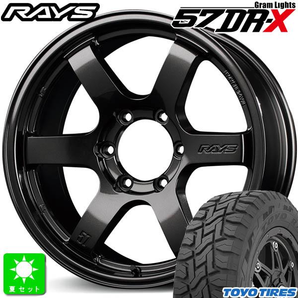 レイズ グラムライツ 57DR-X オープンカントリー 215/70R16 RAYS 215/70R16 100Q トーヨー オープンカントリー R/T 新品 タイヤ