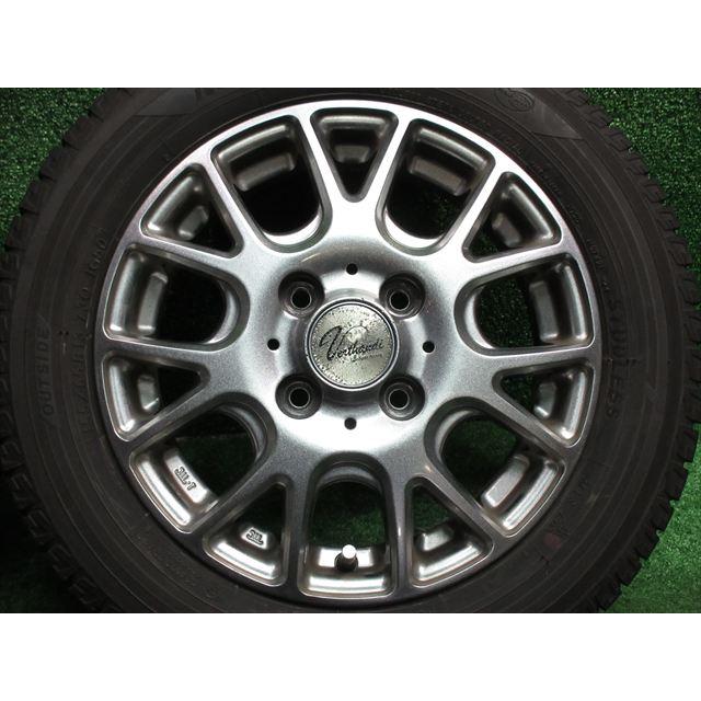 ヨコハマ iceGUARD iG50 155/65R13  2020年製造 アルミホイール付き 中古品 iceGUARD 中古 ホイールタイヤ 4本 155/65R13 2020年製 6分山 ヴェル