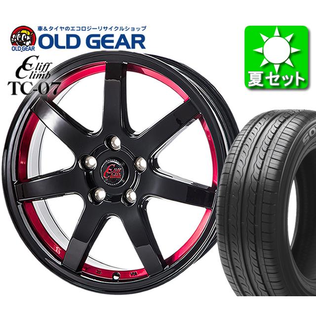 トレジャーワンカンパニー クリフクライム TC-07 タイヤ・ホイール 新品 4本セット 特選輸入タイヤ 205/55R16 パーツ バランス調整済み！｜oldgear