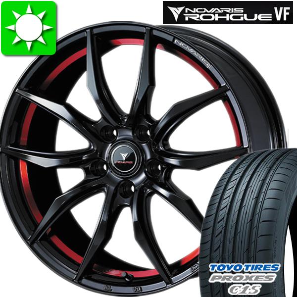 215 55r17 トーヨータイヤ プロクセス ウエッズ C1s Paypayモール車 バイク 自転車 新品サマータイヤ ホイール 4本セット バランス調整済み ウエッズ オールドギア 通販 バランス調整済み ローグ ノヴァリス Vf