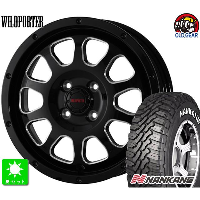 145/80R12 80/78(145R12 6PR) ナンカン FT-9 ホワイトレター 新品 サマータイヤ ホイール4本セット ワイルドポーター クロステン 12インチ 4.0J 4H100