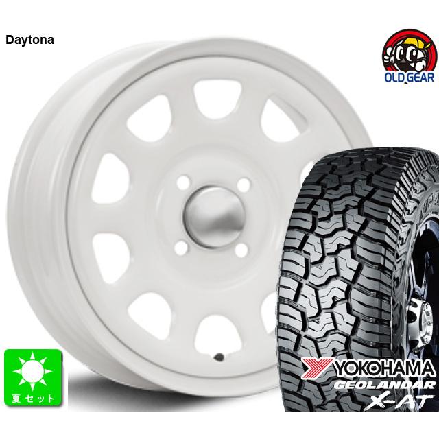 145R14C 85/83Q ヨコハマ ジオランダー X-AT G016 新品 サマータイヤ ホイール4本セット デイトナSS DAYTONA  14インチ 5.0J 4H100